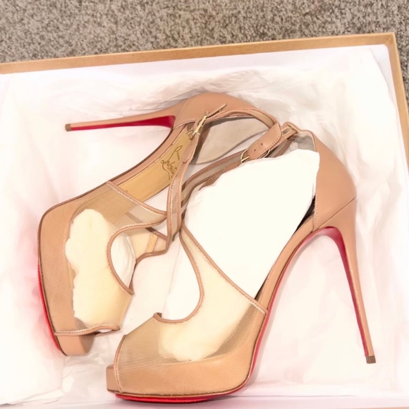 Christian Louboutin Shoes Louboutin Holly Alta Peep Toe Platform